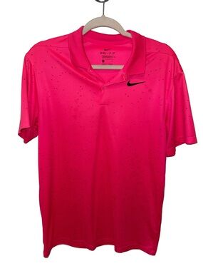 Nike Hot Pink Dri-FIT Polo Shirt